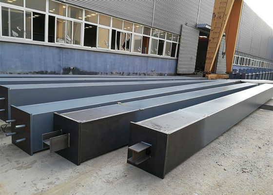 La colonne en acier matérielle d'acier/boîte de construction de construction de bâtiments rayonne la fabrication