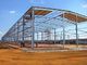L'entrepôt pré machiné de cadre de structure métallique/le métal structure métallique de lumière jette