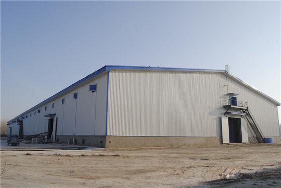 Entrepôt de stockage préfabriqué de riz de structure métallique de grande envergure
