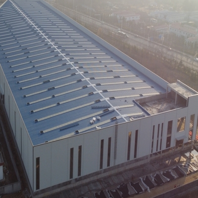Atelier de construction d'acier industriel lourd avec une capacité de grue de 600 tonnes