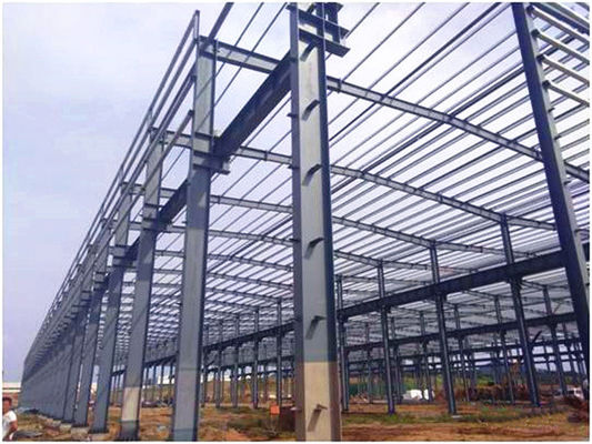 Construction de bâtiments multi d'envergure de structure métallique de bâtiments préfabriqués d'entrepôt