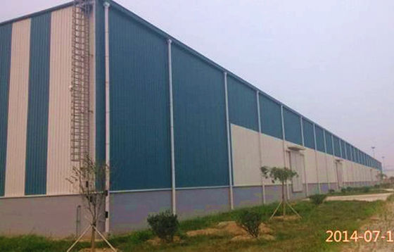 Bâtiments d'entrepôt de logistique de structure de cadre en acier avec la grande envergure