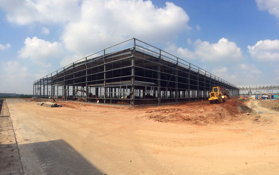 Bâtiments légers préfabriqués de coût bas pour l'entrepôt de structure métallique