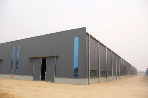 Bâtiments modernes d'usine de structure métallique de construction préfabriquée d'atelier