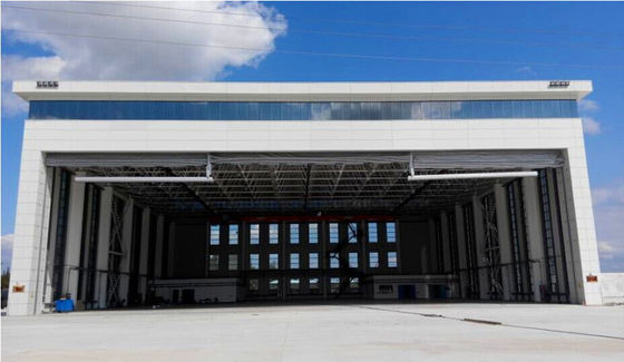 Grande conception de hangar en métal de l'espace de hangars en acier préfabriqués d'avions