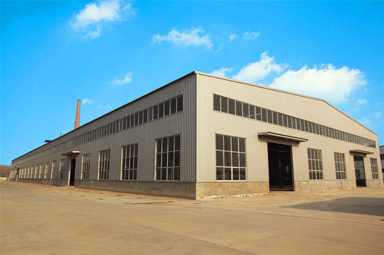 Grands bâtiments à pans de bois industriels d'acier de construction d'atelier de structure métallique