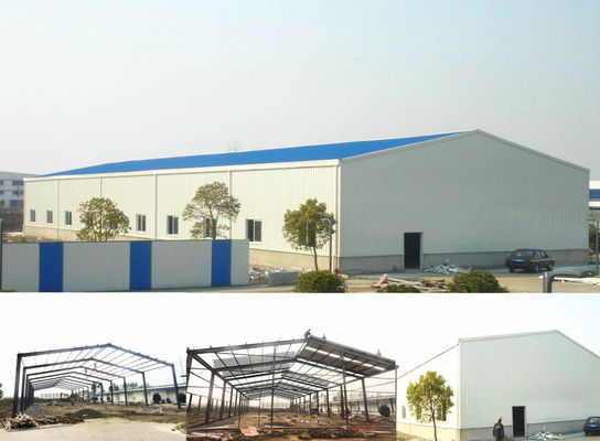 Bâtiments d'entrepôt préfabriqué extérieur de peinture/construction de bâtiments en acier usine en acier