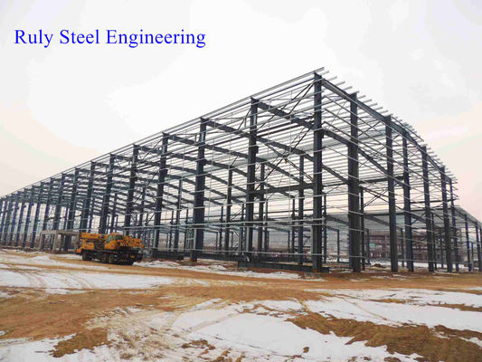 Bâtiment préfabriqué d'entrepôt de grande envergure de Q235B ASTM A572