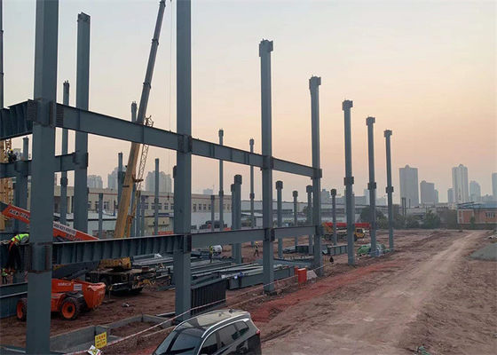 Construction de structure métallique de trois planchers/centres commerciaux préfabriqués de bâtiments