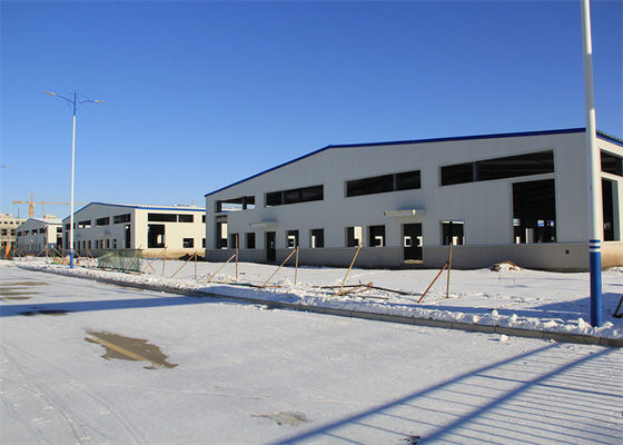 Entrepôt d'envergure de structure métallique de Q355B/usine multi de pneu/bâtiment préfabriqué