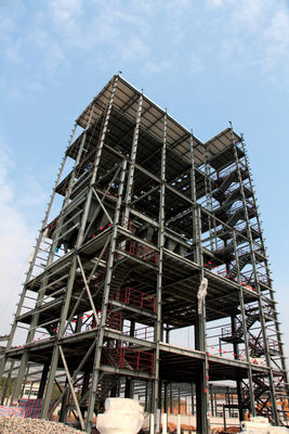 Construction de bâtiments en acier à plusieurs étages