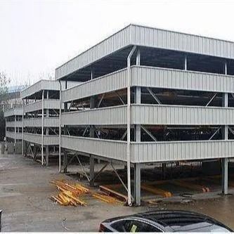 Structure de parking en acier préfabriqué à grande portée et à plusieurs étages Q235B Q355B