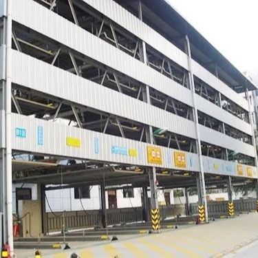 Structure de parking en acier préfabriqué à grande portée et à plusieurs étages Q235B Q355B