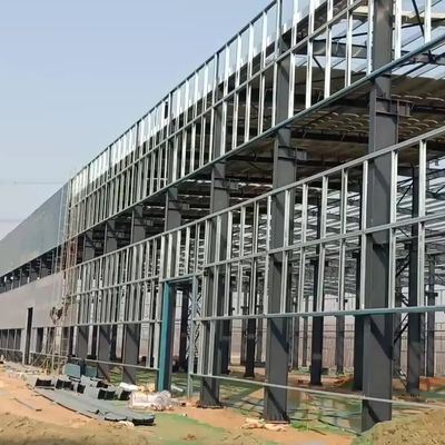 Structure de parking en acier préfabriqué à grande portée et à plusieurs étages Q235B Q355B