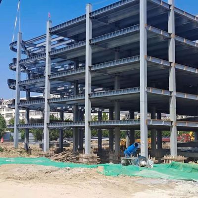 Structure de parking en acier préfabriqué à grande portée et à plusieurs étages Q235B Q355B