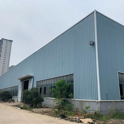 Fabrication rapide Structure en acier préfabriquée légère bâtiment de grande portée Portail cadre entrepôt métallique