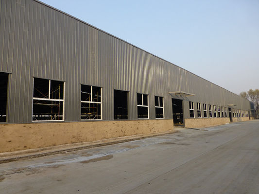 H section cadre partie acier préfabriqué ateliers haute résistance au vent personnalisation gratuite