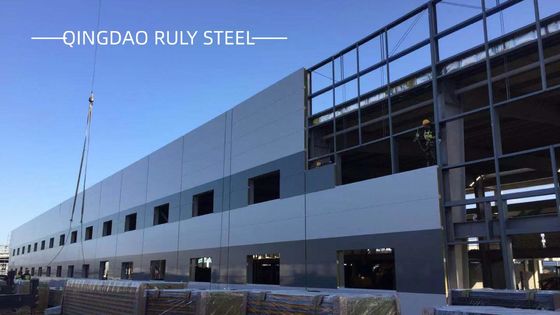 Structure préfabriquée en acier atelier cadre de portail personnalisable