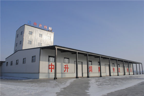 Cadre de portail Atelier préfabriqué moderne Construction personnalisée de haut niveau destinée au dépôt