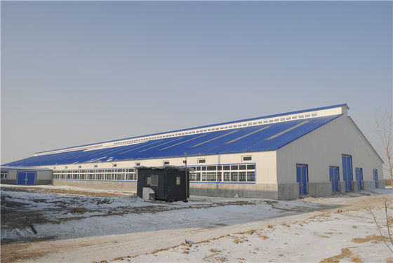 Entrepôt/Atelier préfabriqué en acier avec grande portée