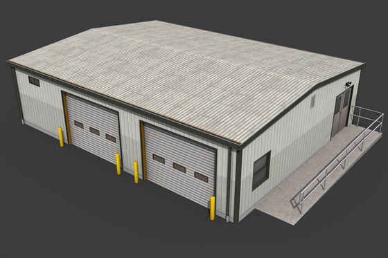 Cadre de portail Atelier préfabriqué moderne Construction personnalisée de haut niveau destinée au dépôt