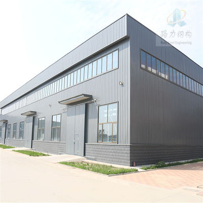 Structure en acier préfabriquée entrepôt poutres à section H personnalisées