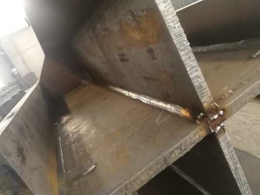 Poteau et poutre en H en acier préfabriqué, profilé Q235B Q355B