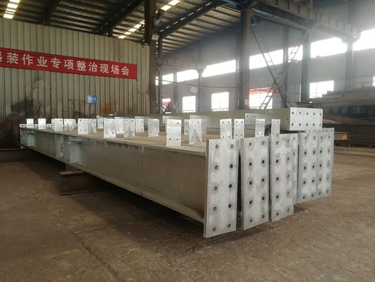 Poteau et poutre en H en acier préfabriqué, profilé Q235B Q355B