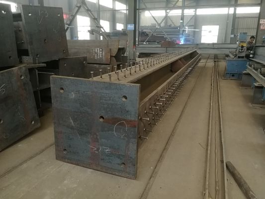 Poteau et poutre en H en acier préfabriqué, profilé Q235B Q355B