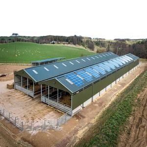 Fabrication préfabriquée de structures en acier à étage unique pour les entrepôts