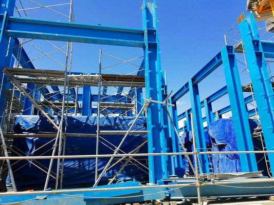 Fabrication de structures en acier préfabriquées pour bâtiments en acier à plusieurs étages