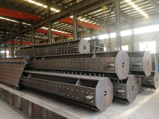Poutres et colonnes préfabriquées en acier de structure ASTM A36 Q235B Q355B