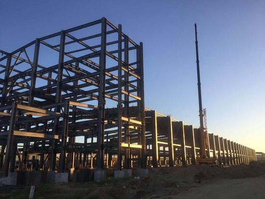 Bâtiment en structure d'acier préfabriqué sur mesure pour entrepôt et atelier