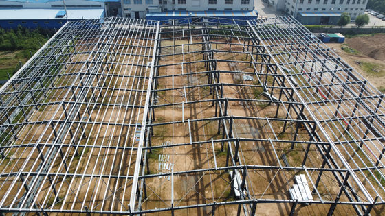 Atelier de construction en acier à section H préfabriqué avec grue de pont anti-corrosion