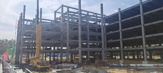 Construction de bâtiments préfabriqués de structure en acier préfabriquée
