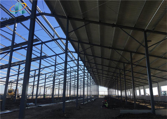 Préfabriqué industriel galvanisé/peint/préfabriqué bâtiment de structure en acier galvanisé atelier modulaire
