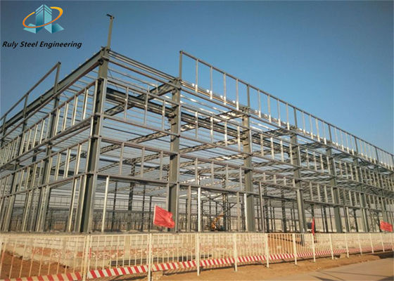Préfabriqué industriel galvanisé/peint/préfabriqué bâtiment de structure en acier galvanisé atelier modulaire