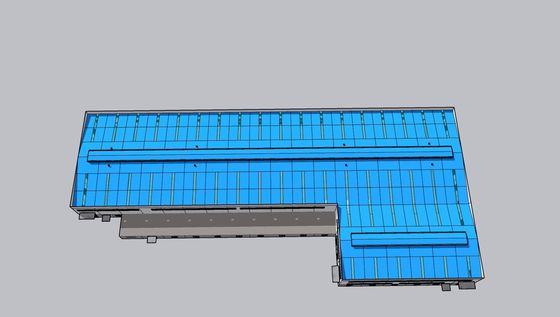 Projet de bâtiment de hangar industriel Q235B/Q355b entrepôt de structure en acier léger