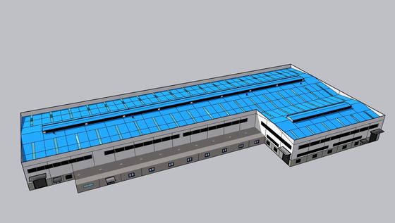 Construction de structures en acier préfabriquées sur mesure laminées à chaud avec entrepôt de certifications CE/ISO/SGS