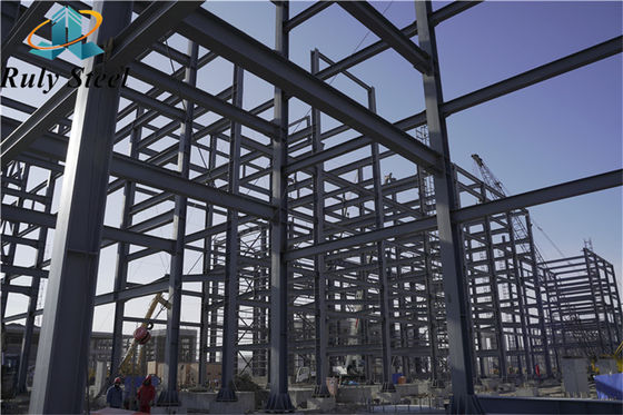 Structure en acier à large portée approvisionnement industriel construction métal bâtiment préfabriqué entrepôt
