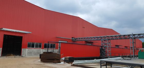 Salle d'exposition de la structure en acier
