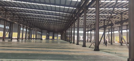 Salle d'exposition de la structure en acier