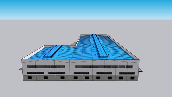 Structure préfabriquée en acier entrepôt poutres H-section Tailles personnalisables