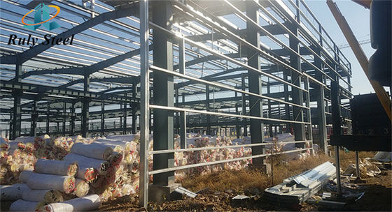 H-section maison de volaille en acier préfabriqué Structure en acier métallique CE
