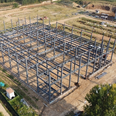 Construction de l'entrepôt en acier préfabriqué Q235B Q355B Cadre à section H