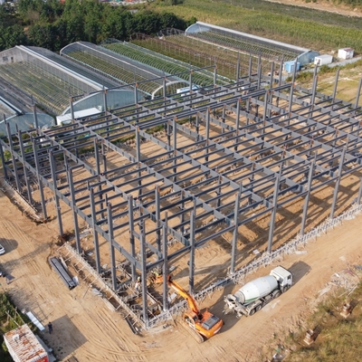 Construction de l'entrepôt en acier préfabriqué Q235B Q355B Cadre à section H