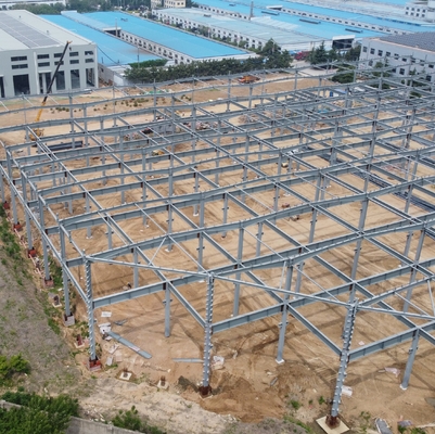 Construction de bâtiments en acier préfabriqués pour l'atelier d'entrepôt