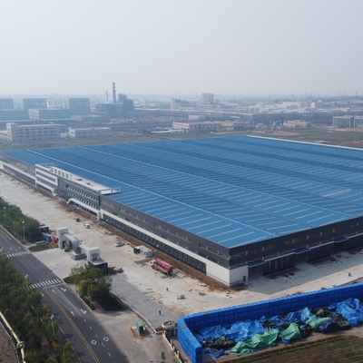15000m2 entrepôt préfabriqué en acier pour la logistique