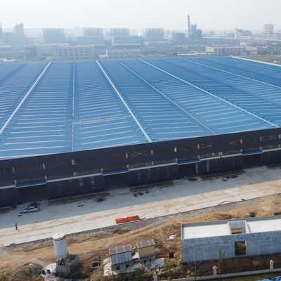 15000m2 entrepôt préfabriqué en acier pour la logistique