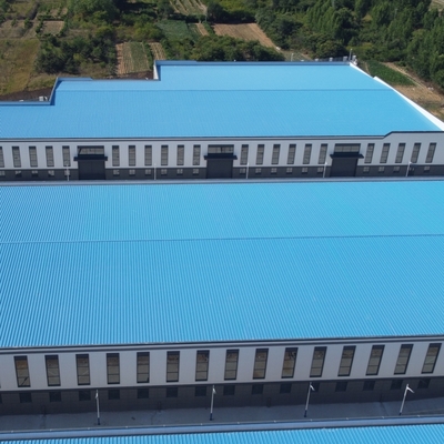 Bâtiment en structure d'acier préfabriqué avec une durée de vie de 50 ans, certifié CE